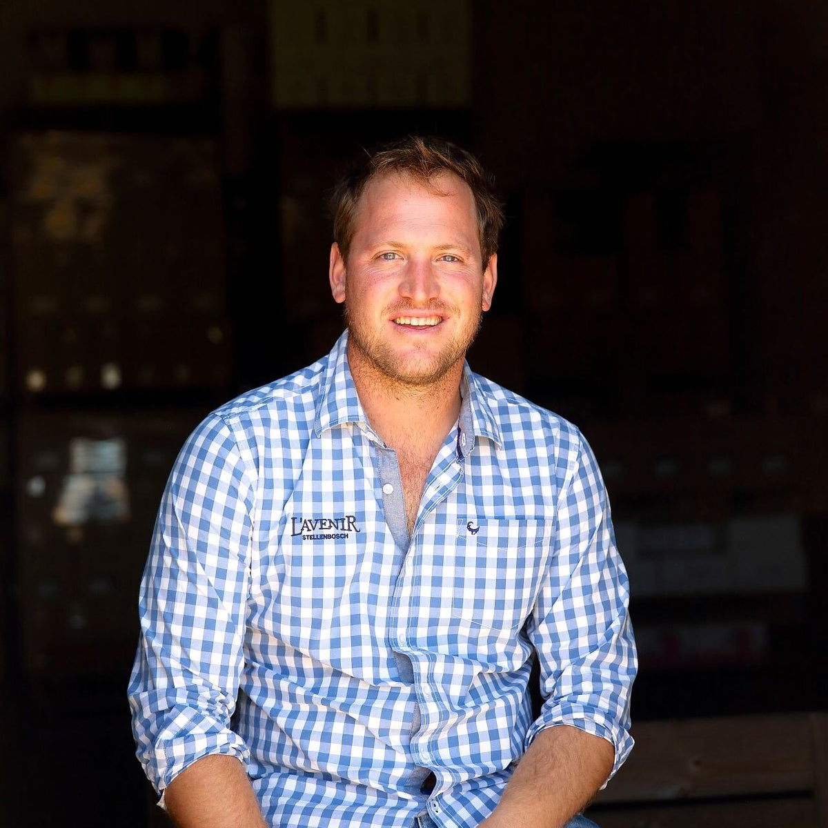Kellermeister Dirk Coetzee vom Weingut L’Avenir