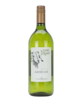 La Ferme du Rouret Blanc Vignerons Ardéchois IGP 1L - Ardèche (Frankreich)
