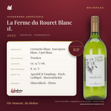 La Ferme du Rouret Blanc Vignerons Ardéchois IGP 1L – Ardèche – Weinpass | Weinkontor Bastert