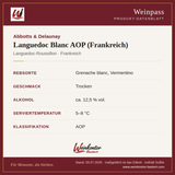 Languedoc Blanc AOP Abbotts & Delaunay – Weißwein – Languedoc, Frankreich – Steckbrief | Weinkontor Bastert