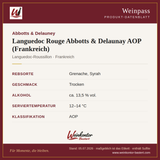 Languedoc Rouge Abbotts & Delaunay AOP – Rotwein – Languedoc, Frankreich – Steckbrief | Weinkontor Bastert
