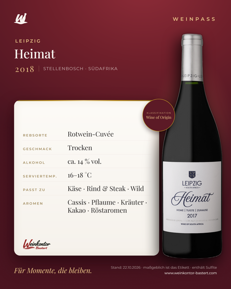 Leipzig Heimat – Stellenbosch – Weinpass | Weinkontor Bastert
