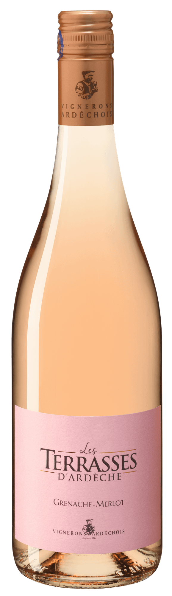 Les Terrasses D'Ardèche Rosé IGP - Ardèche (Frankreich)