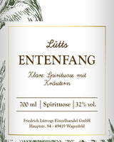 Lütts Entenfang: das Vorderetikett im Detail