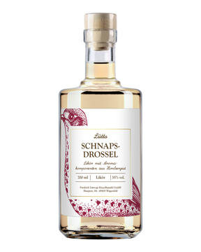 Lütts Schnapsdrossel Likör mit Aromakomponenten aus Himbeergeist, 0,7-l-Flasche
