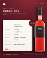 Lustspiel Rosé Manz – Rheinhessen – Weinpass | Weinkontor Bastert