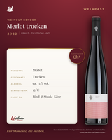 Merlot QbA trocken Weingut Bender – Pfalz – Weinpass | Weinkontor Bastert