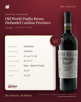 Old World Puglia Rosso Zinfandel Cantina Provinco IGT – Apulien – Weinpass | Weinkontor Bastert