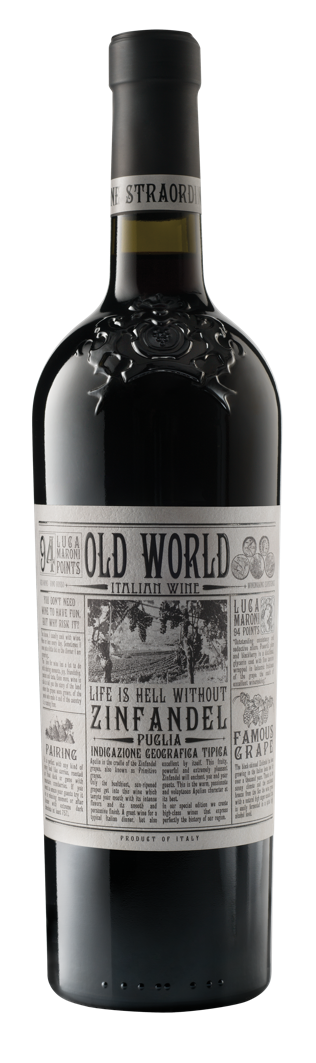 Old World Puglia Rosso Zinfandel IGT Cantina Provinco Rotwein