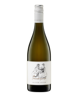 Oliver Zeter Grauburgunder – Sortenreiner Pfälzer Weißwein, Etikett mit Bären-Illustration