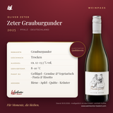 Zeter Grauburgunder Oliver Zeter – Pfalz – Weinpass | Weinkontor Bastert