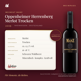 Oppenheimer Herrenberg Merlot Trocken Manz 6er-Karton – Rheinhessen – Weinpass | Weinkontor Bastert