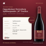 Oppenheimer Herrenberg Spätburgunder „M“ Trocken Manz 6er-Karton – Rheinhessen – Weinpass | Weinkontor Bastert