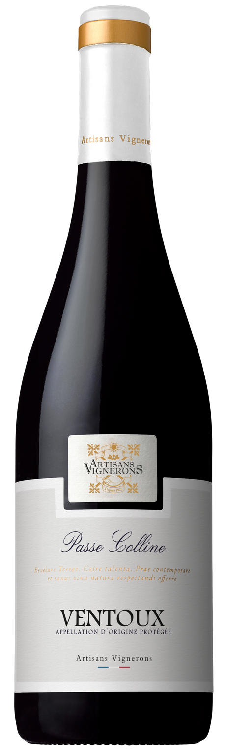Passe Colline AP Rouge Ventoux Frankreich Rotwein vegan trocken