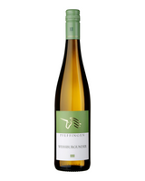 Weingut Pfeffingen Weißburgunder – Frischer Pfälzer Weißwein (QbA), Frontansicht der Flasche