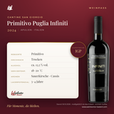 Primitivo Puglia Infiniti Cantine San Giorgio IGP – Apulien – Weinpass | Weinkontor Bastert