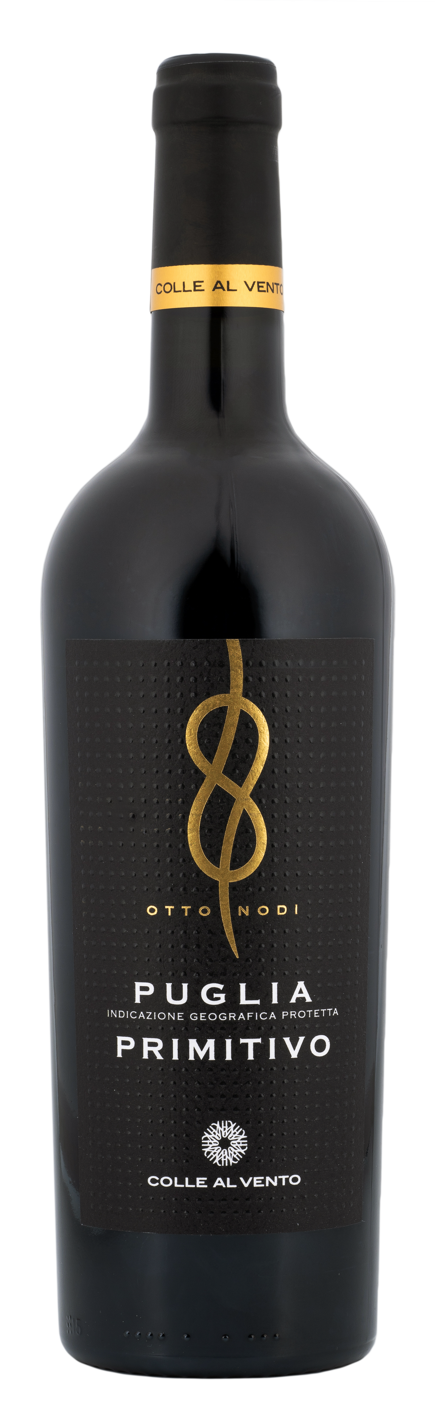 Primitivo Puglia Otto Nodi Cantina Alibrianza Rotwein halbtrocken Apulien