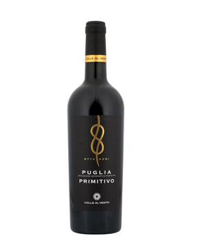 Primitivo Puglia Otto Nodi Cantina Alibrianza Rotwein halbtrocken Apulien