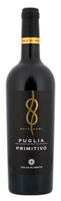 Primitivo Puglia Otto Nodi Cantina Alibrianza Rotwein halbtrocken Apulien