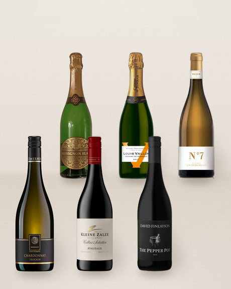 Probierpaket Festtagsmenü – Sekt, Weiß- und Rotwein, 6 Flaschen