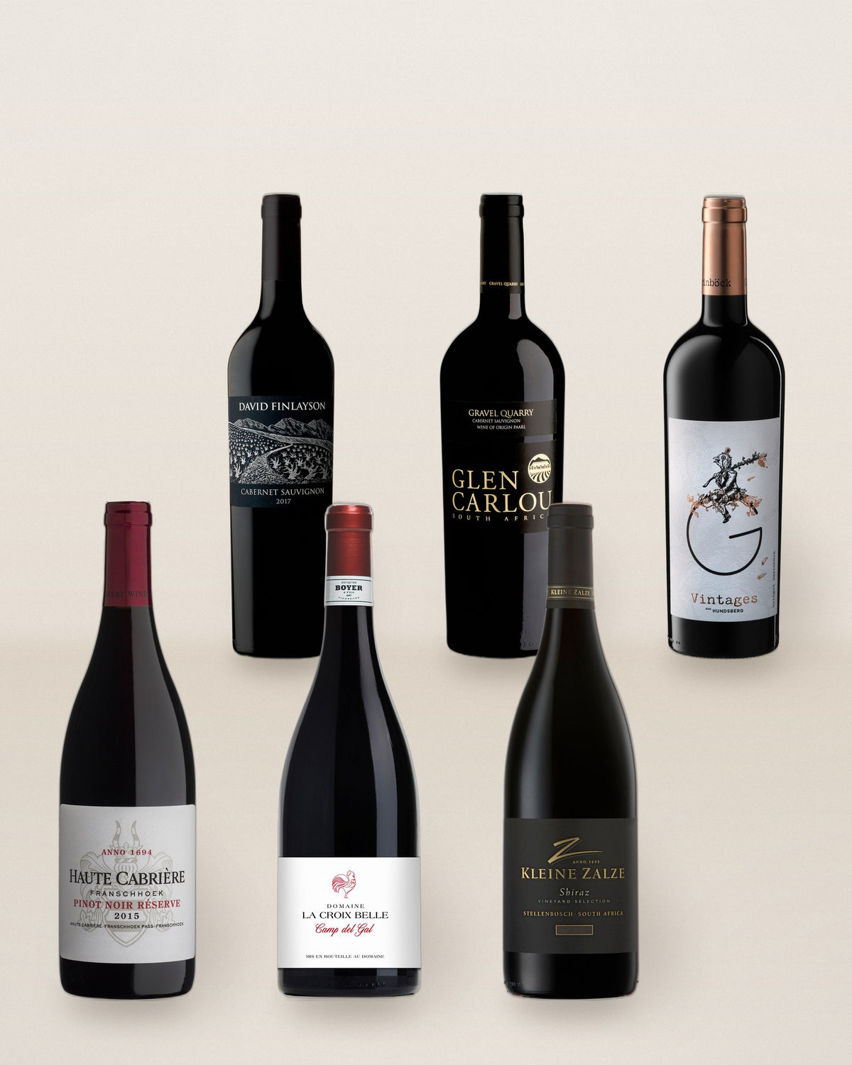 Probierpaket Wein zu Wild – 6 Rotweine, gehobene Preislage