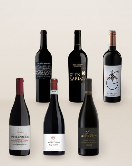 Probierpaket Wein zu Wild – 6 Rotweine, gehobene Preislage