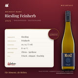 Riesling Feinherb Manz 6er-Karton – Rheinhessen – Weinpass | Weinkontor Bastert