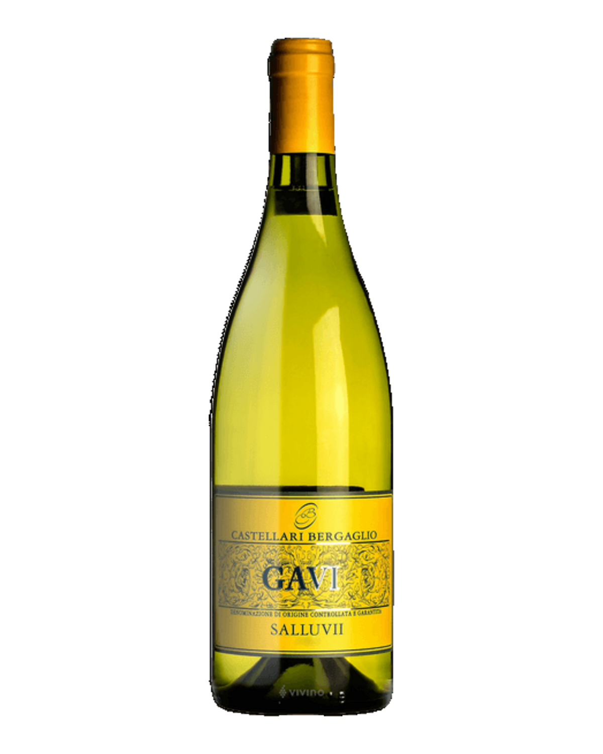 Salluvi Gavi Castellari Bergaglio — Flasche mit Etikett