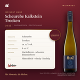 Scheurebe Kalkstein Trocken Manz 6er-Karton – Rheinhessen – Weinpass | Weinkontor Bastert