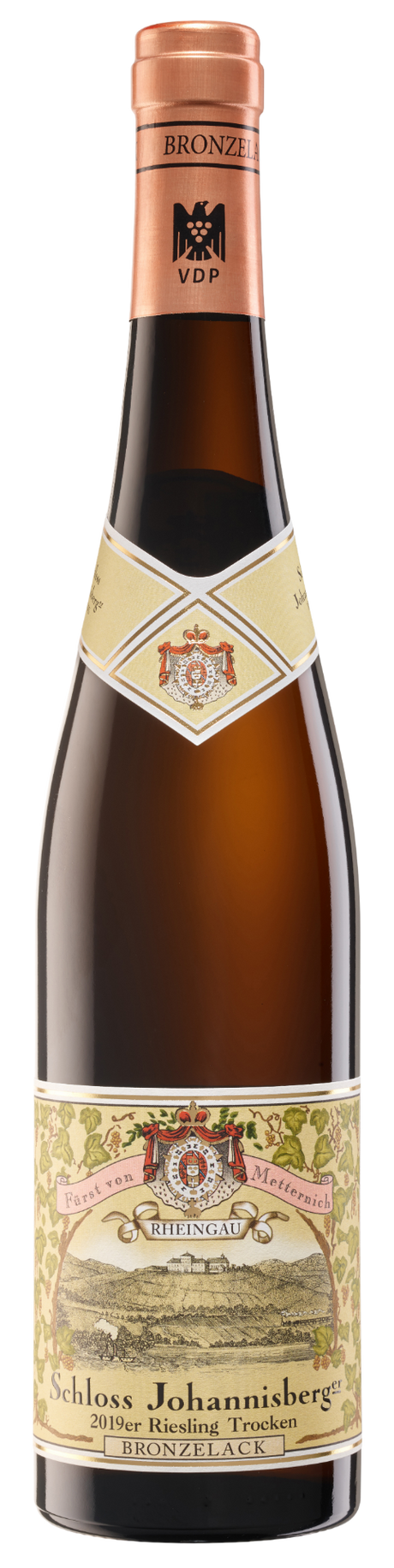 Schloss Johannisberg Bronzelack Riesling QbA – Trockener Qualitätswein, Rheingauer Klassiker