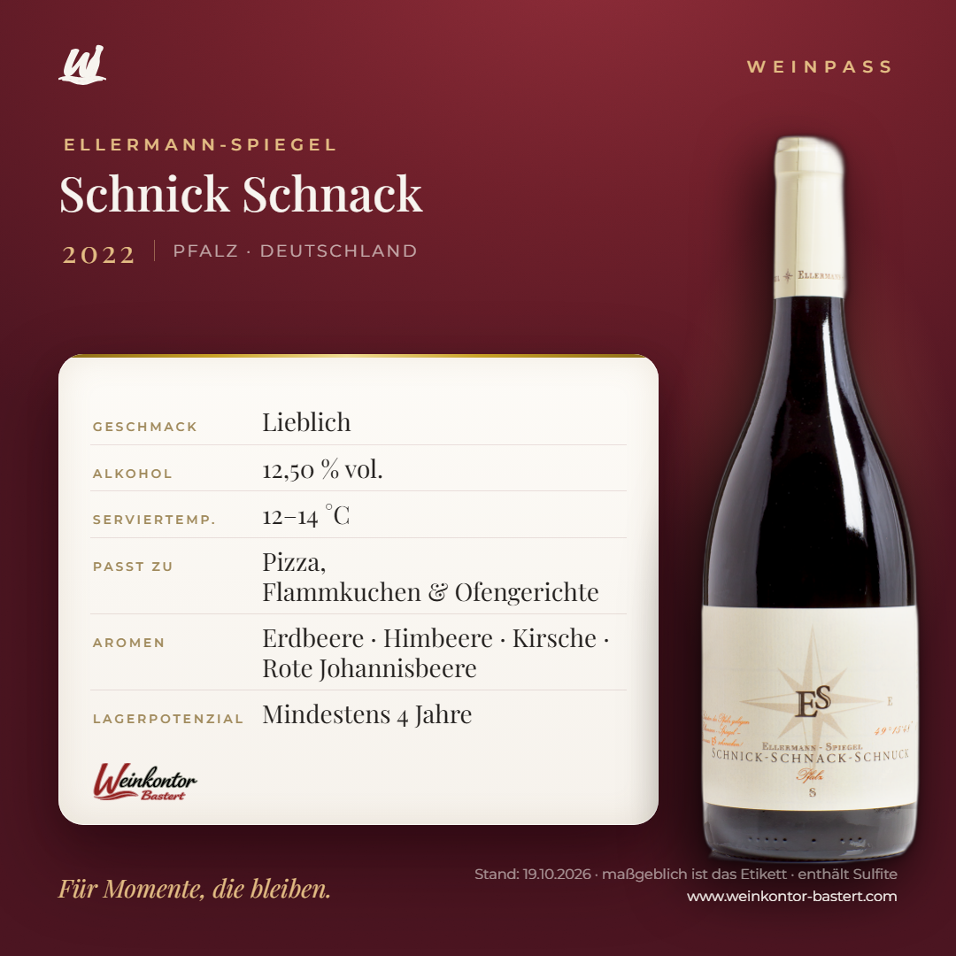 Schnick Schnack Ellermann-Spiegel – Pfalz – Weinpass | Weinkontor Bastert