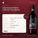 Simonsrood Shiraz Cabernet Sauvignon Simonsvlei – Westkap – Weinpass | Weinkontor Bastert
