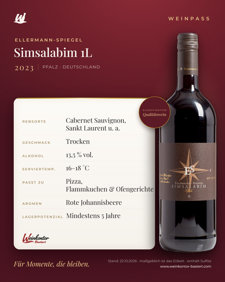 Simsalabim Ellermann-Spiegel 1L – Pfalz – Weinpass | Weinkontor Bastert