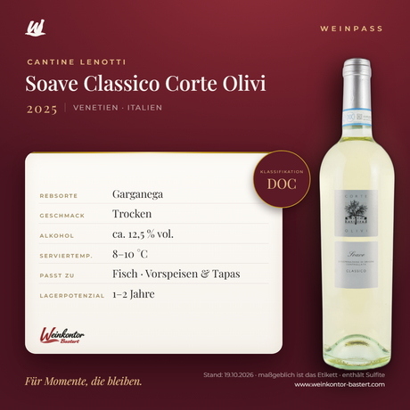 Soave Classico Corte Olivi Cantina Lenotti DOC – Venetien – Weinpass | Weinkontor Bastert