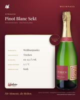 Strauch Pinot Blanc Sekt – Rheinhessen – Weinpass | Weinkontor Bastert