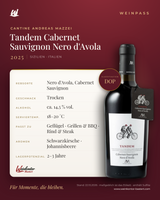 Tandem Cabernet Sauvignon Nero d'Avola Cantina Andreas Mazzei DOP – Sizilien – Weinpass | Weinkontor Bastert