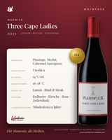 Three Cape Ladies Warwick – Coastal Region – Weinpass | Weinkontor Bastert