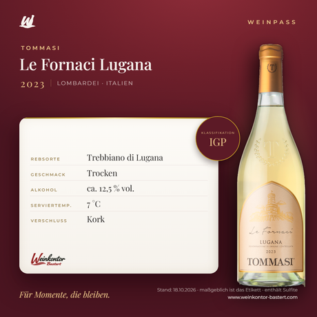 Tommasi Le Fornaci Lugana IGP – Lombardei – Weinpass | Weinkontor Bastert