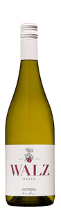 Walz Gutedel – Traditioneller Markgräfler Weißwein aus Baden, Flasche mit buntem Etikett