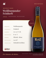 Weißburgunder Feinherb Manz – Rheinhessen – Weinpass | Weinkontor Bastert