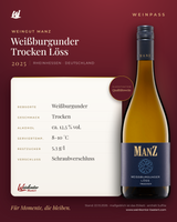 Weißburgunder Trocken Löss Manz – Rheinhessen – Weinpass | Weinkontor Bastert