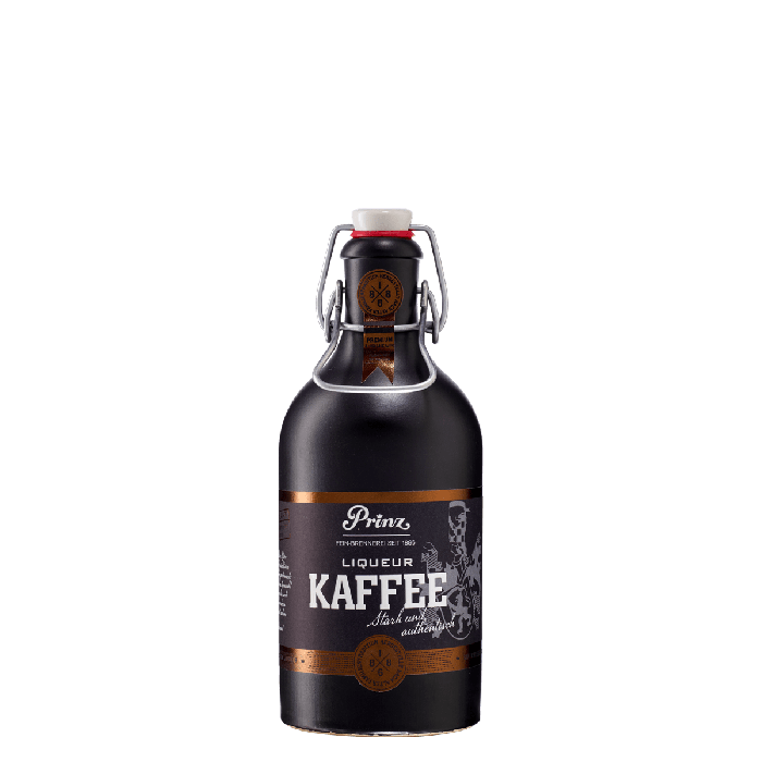 PRINZ Feindestillerie Kaffeelikör in Steingutflasche 37,7% Vol.