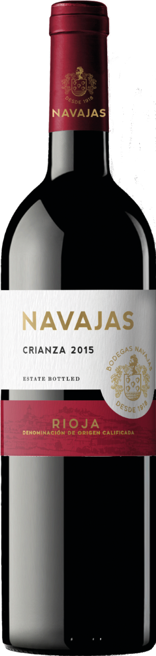 Vino Tinto Crianza Bodegas Navajas DOCa Rioja Spanien Rotwein Tempranillo Garnacha trocken Goldmedaille